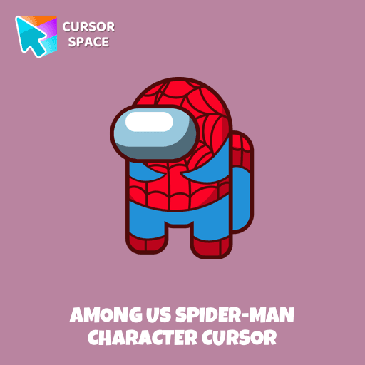 Among Us Spider-Man Character cursor pointer cursor